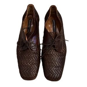 Sesto Meucci Jazz Oxford Woven Lace Up Shoes 7.5N Narrow